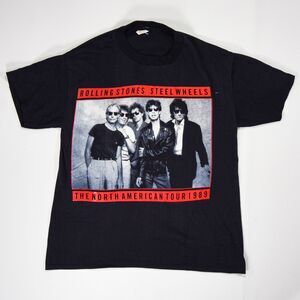 Vintage Rolling Stones Budweiser North American Tour Single Stitch T-Shirt - M